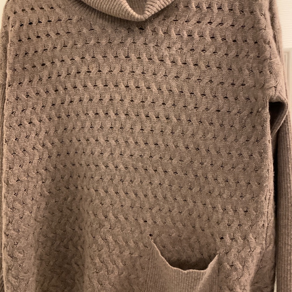 Cashmere Split-Back Cowl Neck Sweater - image 6